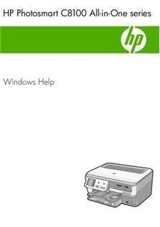 Hewlett Packard C 8100 manual. Camera Instructions.